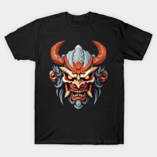 Cyberpunk Samurai Oni Mecha T-Shirt